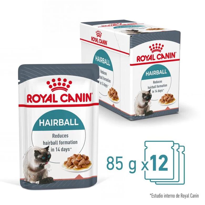 Royal Canin Hairball sobre en salsa para gatos thumbnail