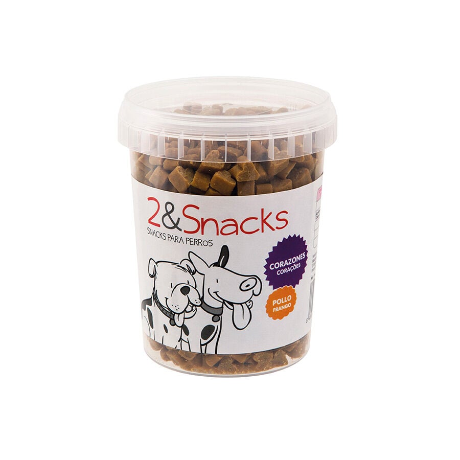 350 g 2&Snacks Bocaditos de Pollo para perros, , large Imagen numero 1