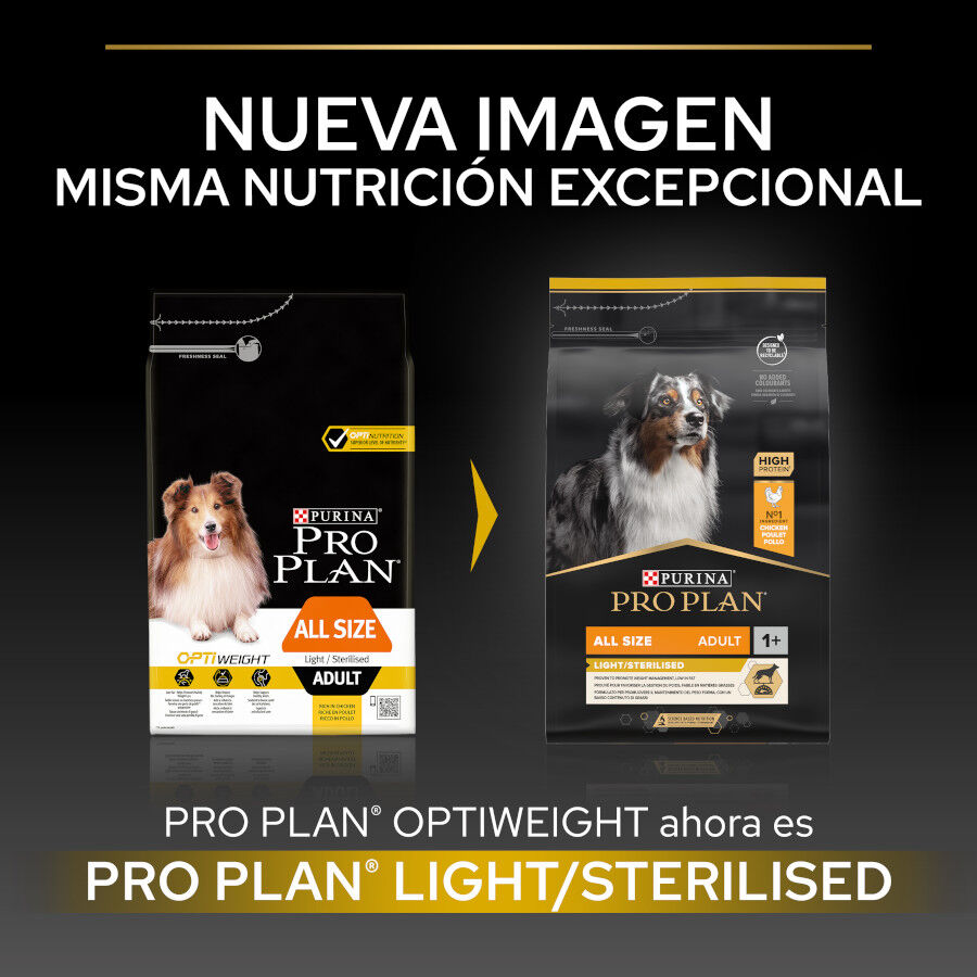 Pro Plan Adult Light/Sterilised Pollo pienso para perros thumbnail