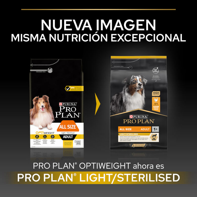 Pro Plan Adult Light/Sterilised Pollo pienso para perros thumbnail