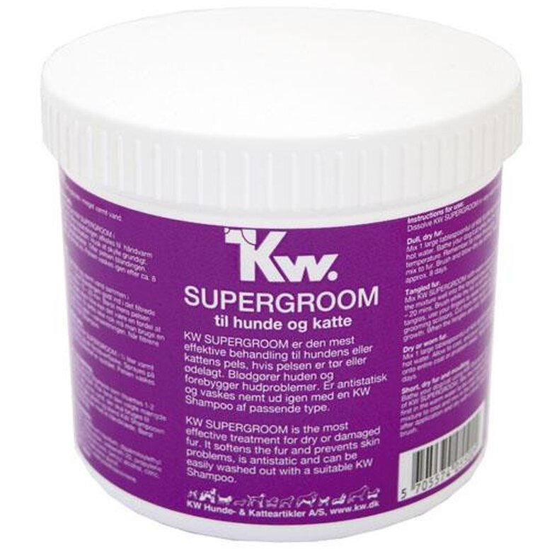 Kw Supergroom acondicionador pelo de perro y gato image number null