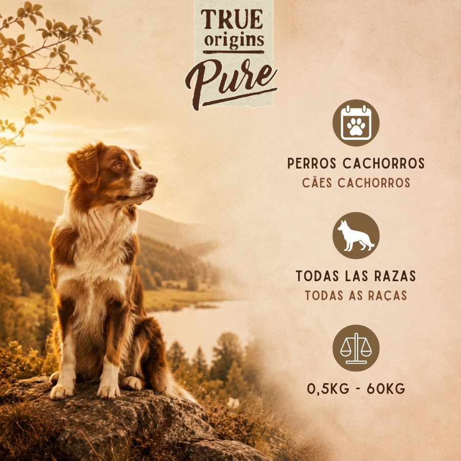 12 kg True Origins Pure Puppy Pollo pienso para perros, , large Imagen numero 4
