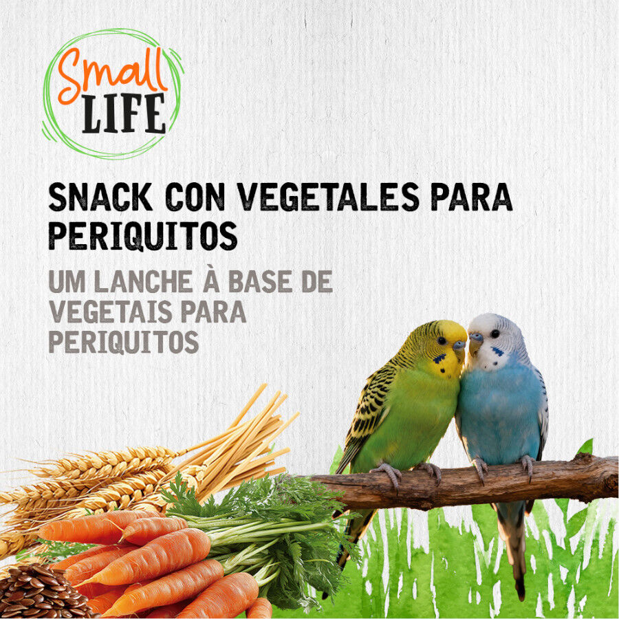 2 barritas Small Life Barritas Snack con Vegetales para periquitos, , large Imagen numero 4