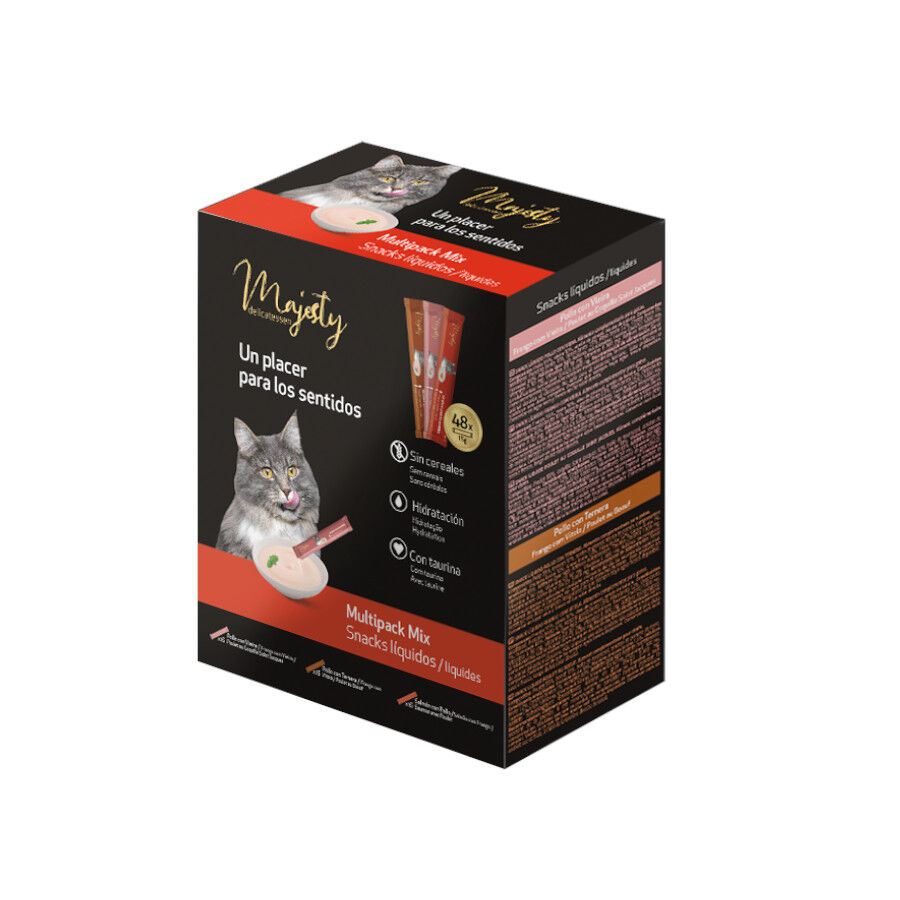 Majesty Mix de snack líquido para gatos thumbnail
