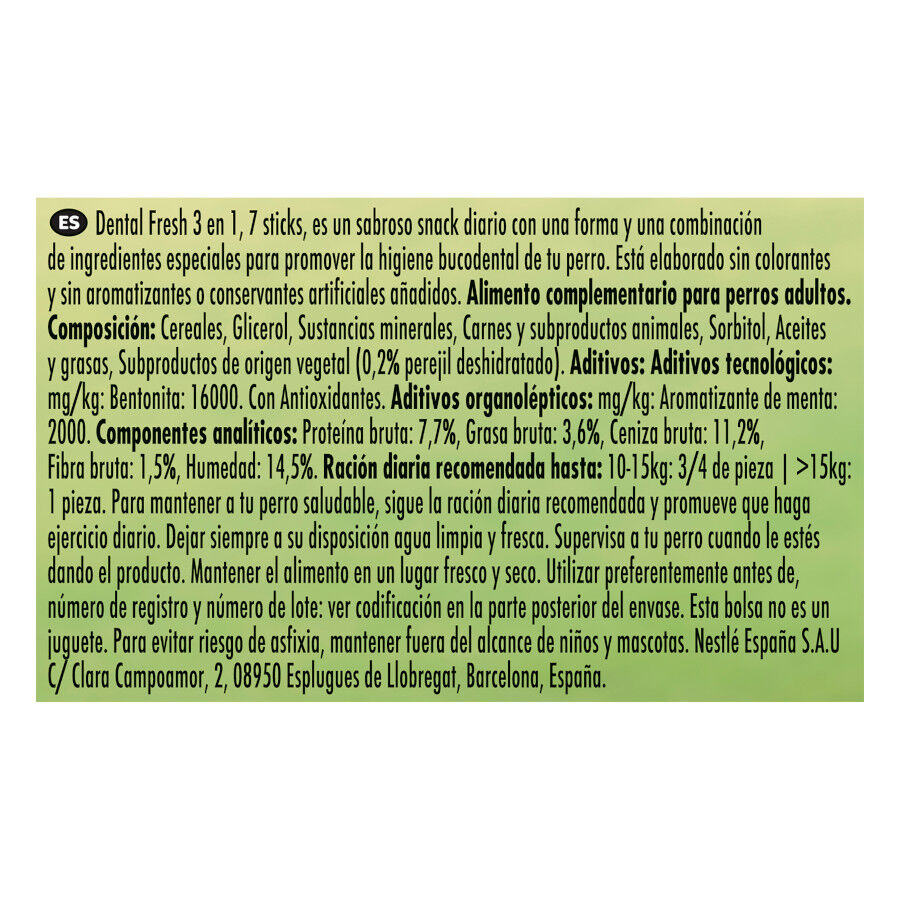 7 barritas Friskies Medium & Large Snacks Dentales para perros, , large Imagen numero 3