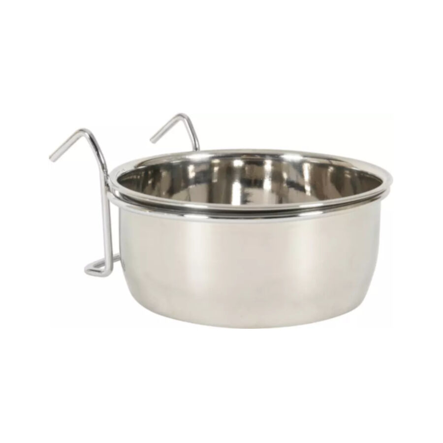 Zolux Bol de Acero Inoxidable con Gancho para p&aacute;jaros, , large Imagen numero 1