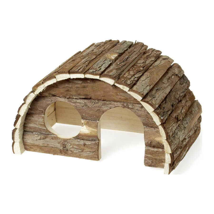 Flamingo Ben Natural Casa de Madera para roedores, , large Imagen numero 1