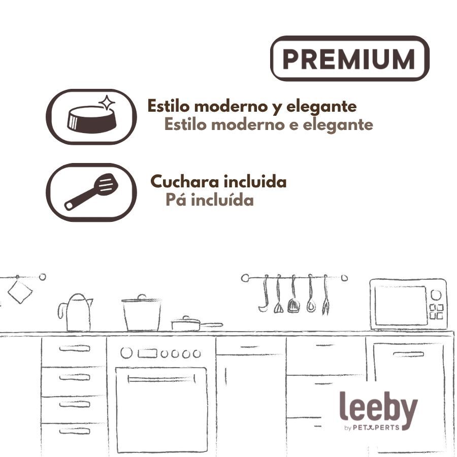 Leeby Contenedor de Hierro para Comidas de perros, , large Imagen numero 5