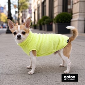 Gotoo Jersey Polar Verde Lima para perros