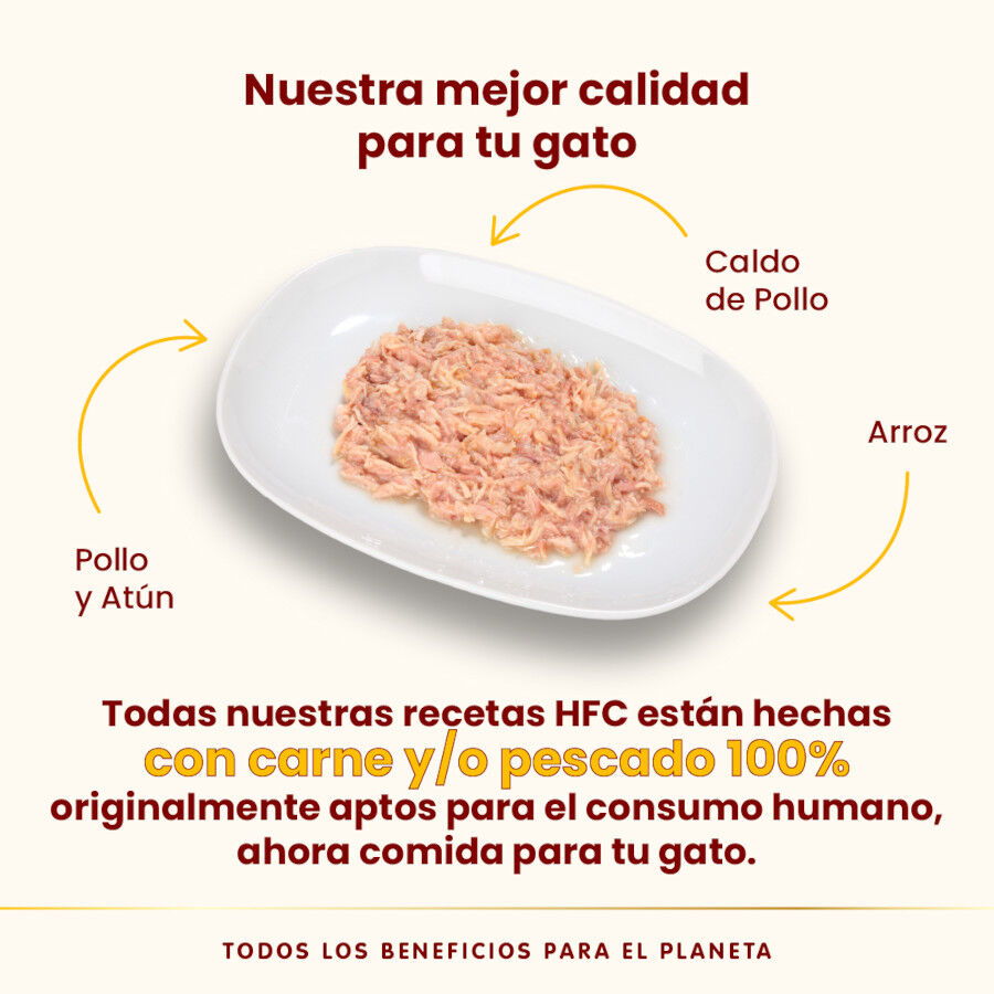 Almo Nature HFC pollo con atún lata para gatos thumbnail