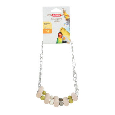 Zolux Puente de Madera Colgante con Cadena para pájaros