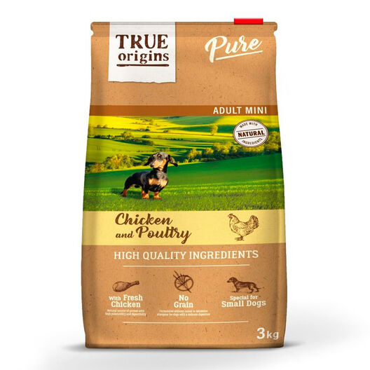 True Origins Mini Adult Pure Pollo pienso para perros, , large image number null