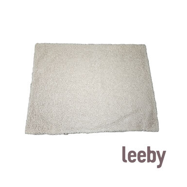 Leeby manta borreguito beige para cachorros