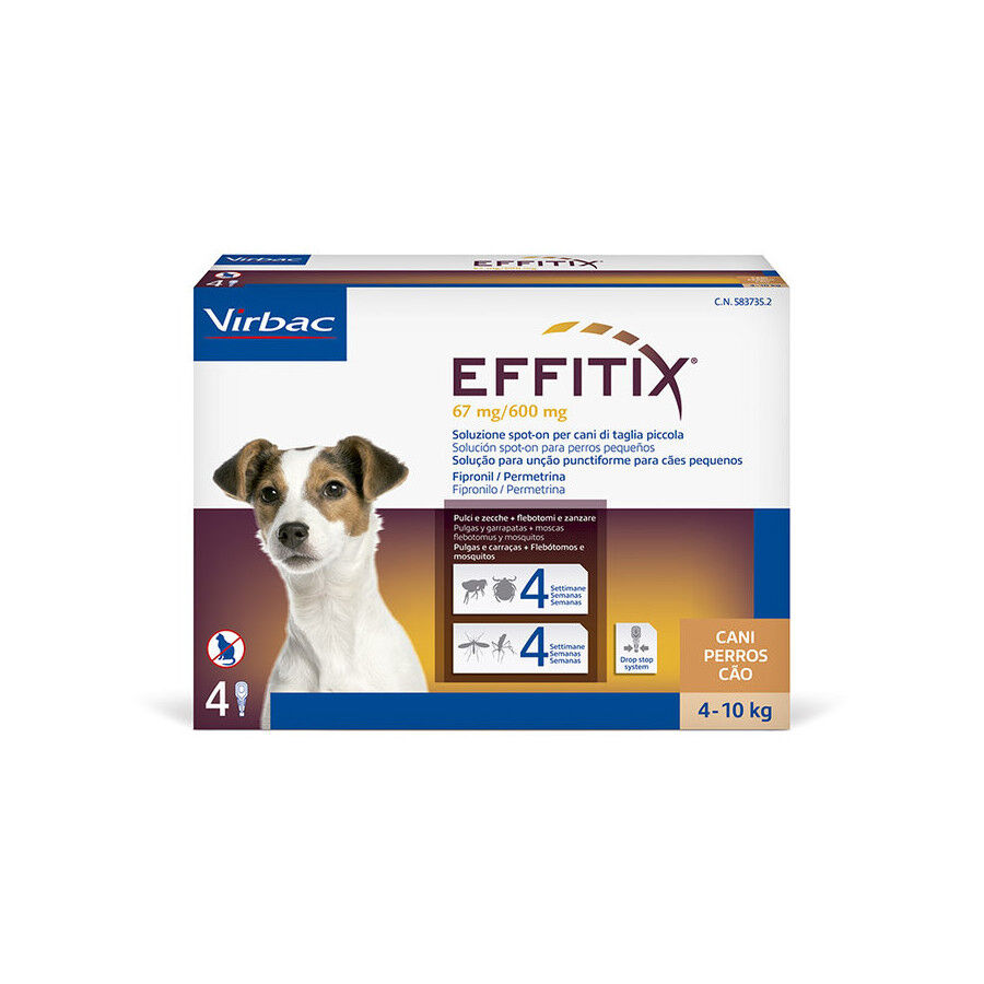Effitix Antiparasitario en Pipetas para perros