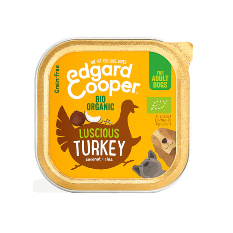 Edgard &amp; Cooper Adult Bio Pavo tarrina para perros