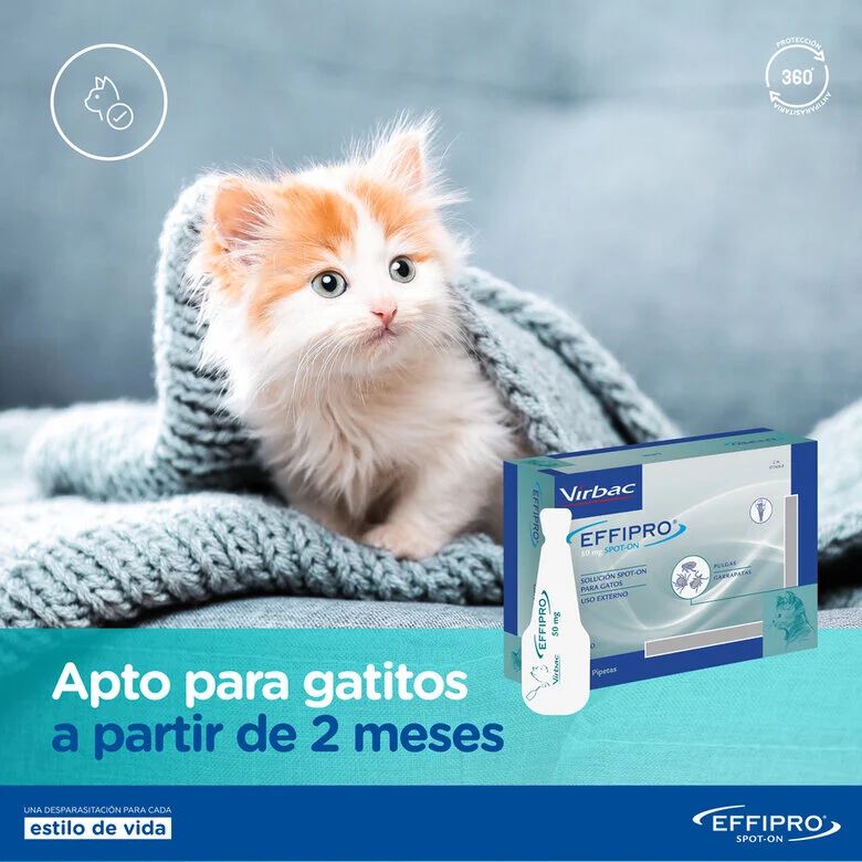 Effipro Pipetas Antiparasitarias para gatos thumbnail