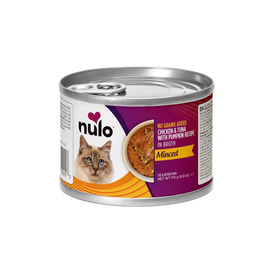 170 g Nulo Minced Pollo y Tuna con Calabaza Lata para gatos, , large Imagen numero 1