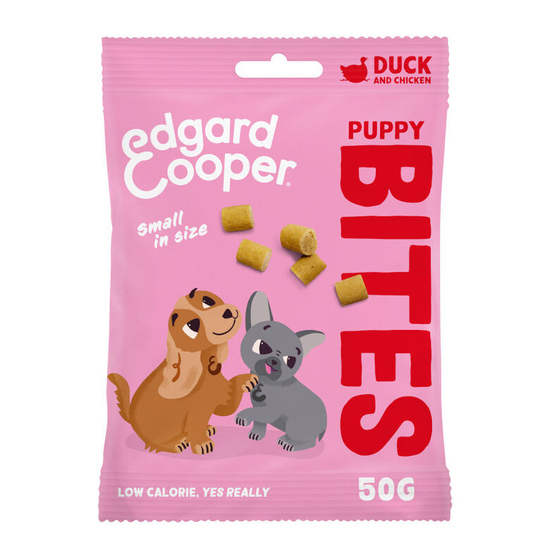 Edgard &amp; Cooper Bocaditos Mini Puppy de Pato y Pollo para perros thumbnail
