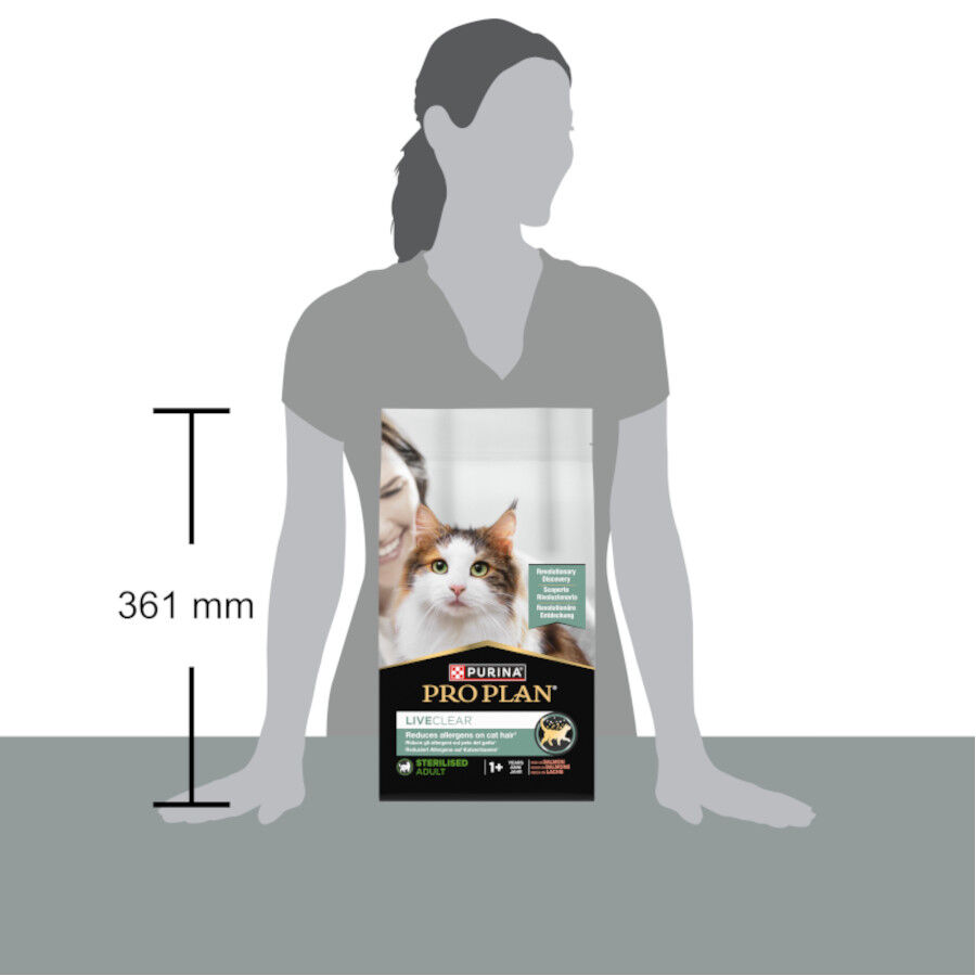 Pro Plan Live Clear Sterilised Adult Salmón pienso para gatos thumbnail