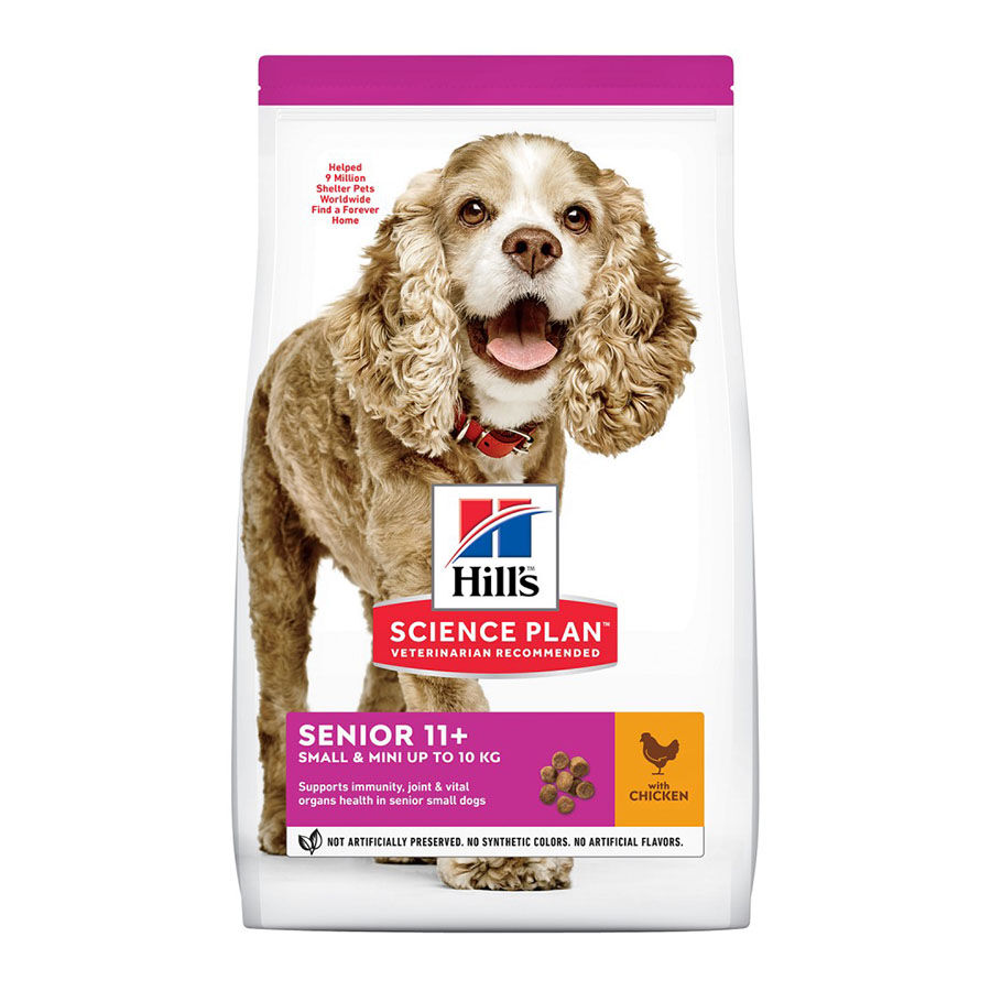 Hill&#039;s Science Plan Senior 11+ Small y Mini pollo pienso para perros