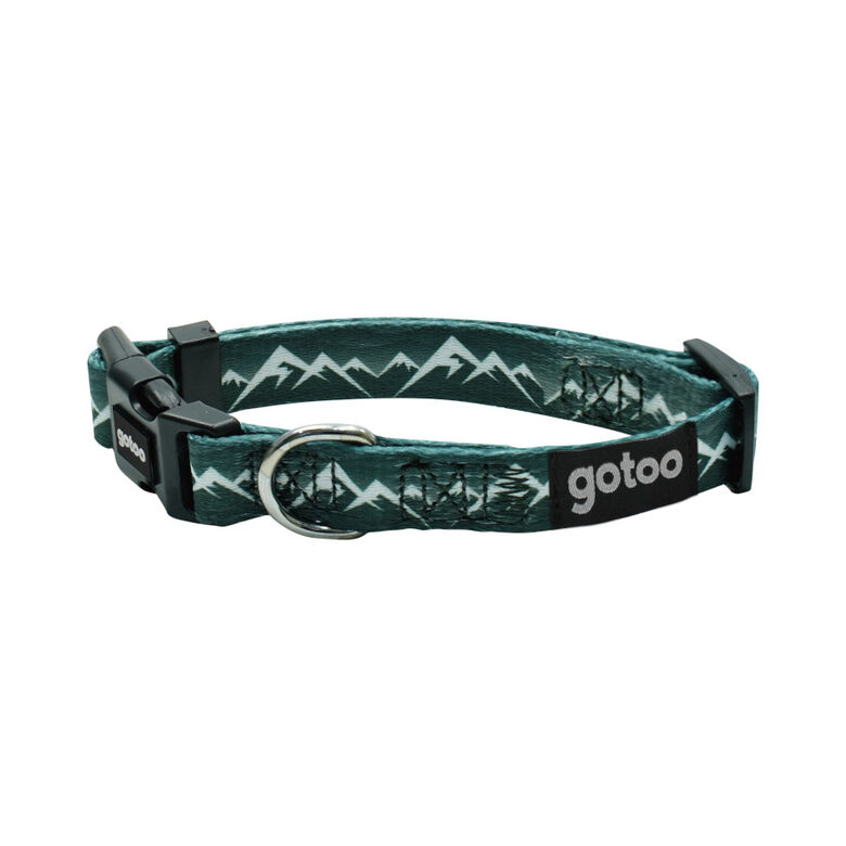 Gotoo Collar estampado verde para perros thumbnail