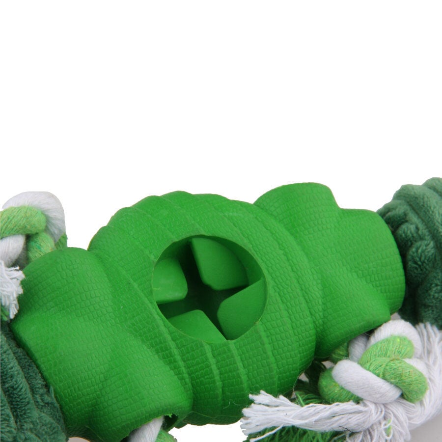Tootoy! Stretch Crocodile Cuddler peluche dispensador de snacks para perros, , large Imagen numero 3