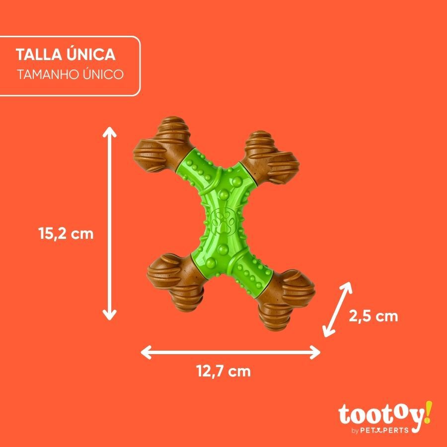 Tootoy! Chew Hueso Manzana Juguete para perros, , large Imagen numero 3