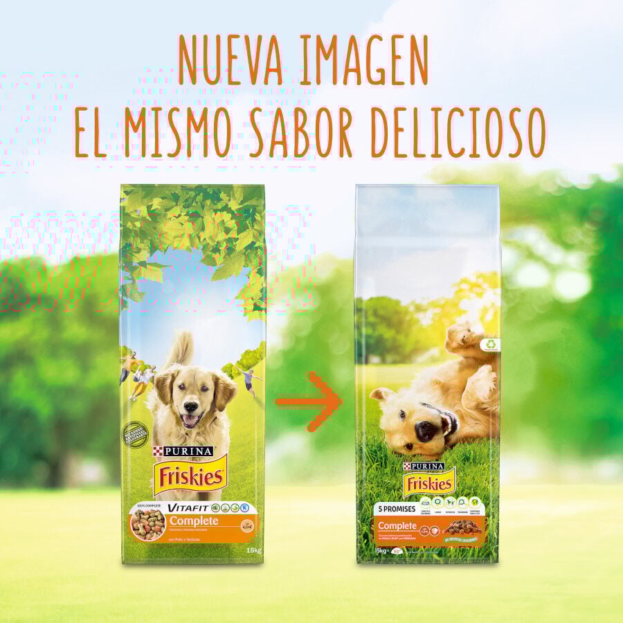 Friskies Adult Pollo y Verduras pienso para perros thumbnail