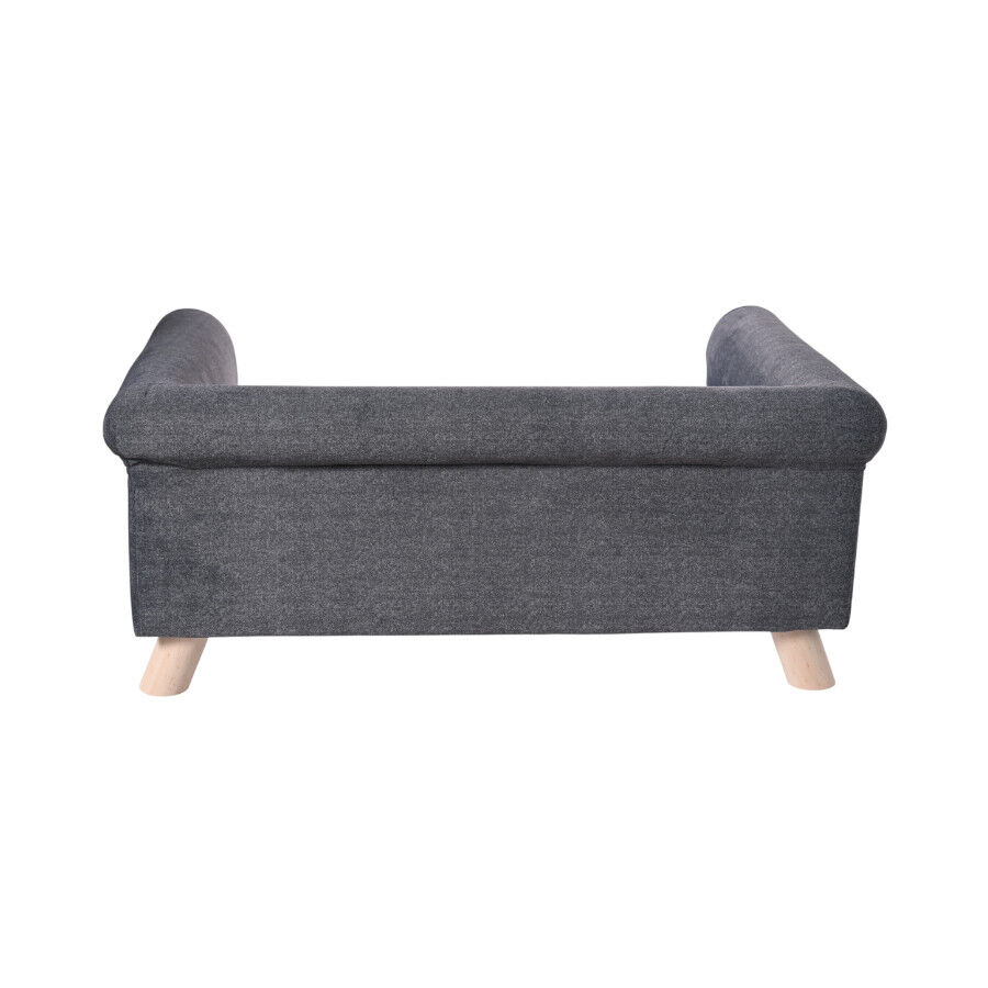 Leeby sof&aacute; negro para perros, , large Imagen numero 5