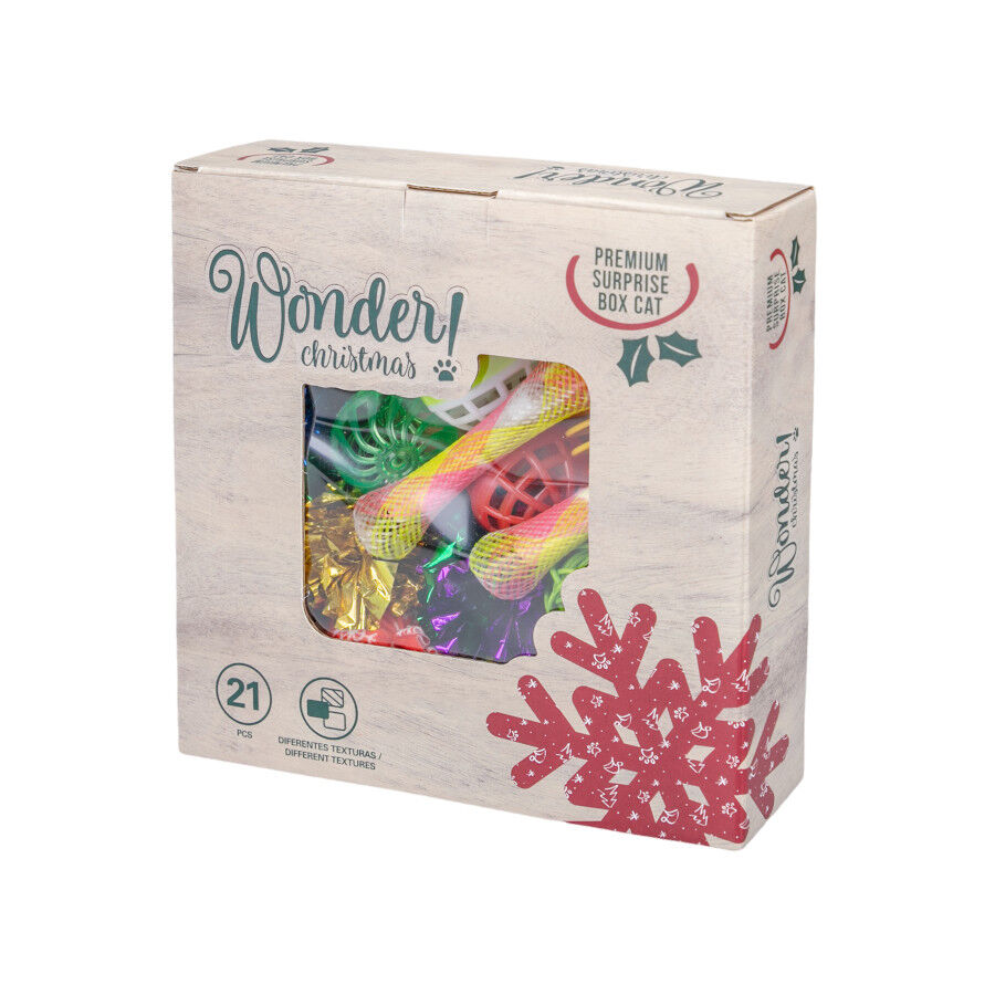 Wonder Christmas Caja de Juguetes Sorpresa Navideños para gatos thumbnail