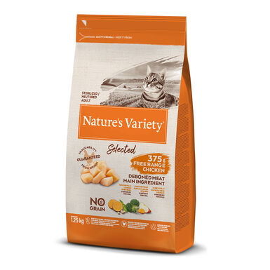 Nature's Variety Selected Adult Sterilised Pollo para gatos