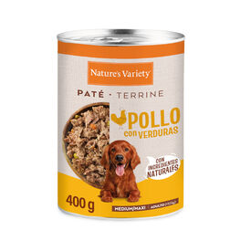 Nature's Variety Pat&eacute; Pollo Lata para perros adultos medium