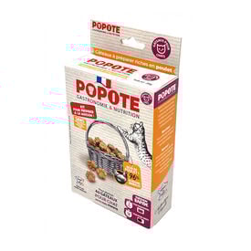 POPOTE Kit Galletas Caseras Pollo y Zanahoria para gatos