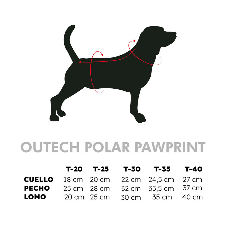 Outech Forro Polar Pawprint para perros,  Imagen numero 6 Outech Forro Polar Pawprint para perros, , large Imagen numero 6