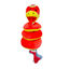 Tootoy! Comfort Ring Snake Cuddler peluche con cuerda para perros, , large indicador imagen numero 2