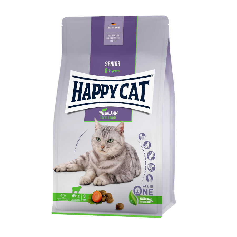 4 kg Happy Cat Senior Cordero pienso, , large Imagen numero 1