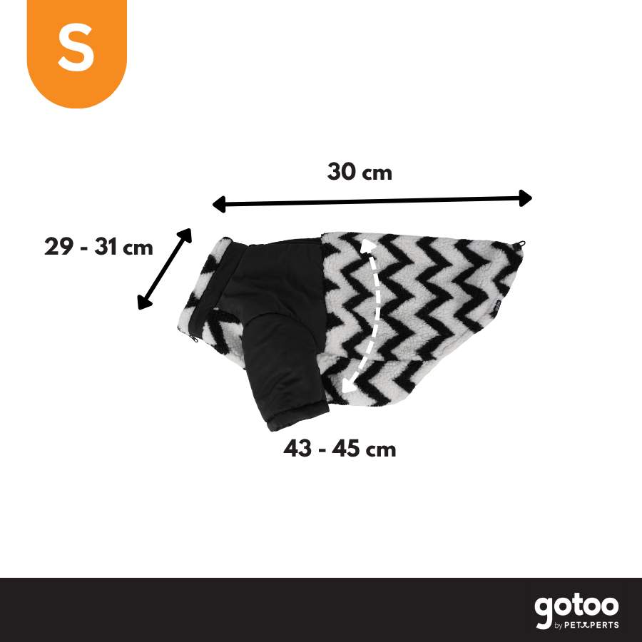 Gotoo Chaqueta Estampado ZigZag para perros, , large Imagen numero 4