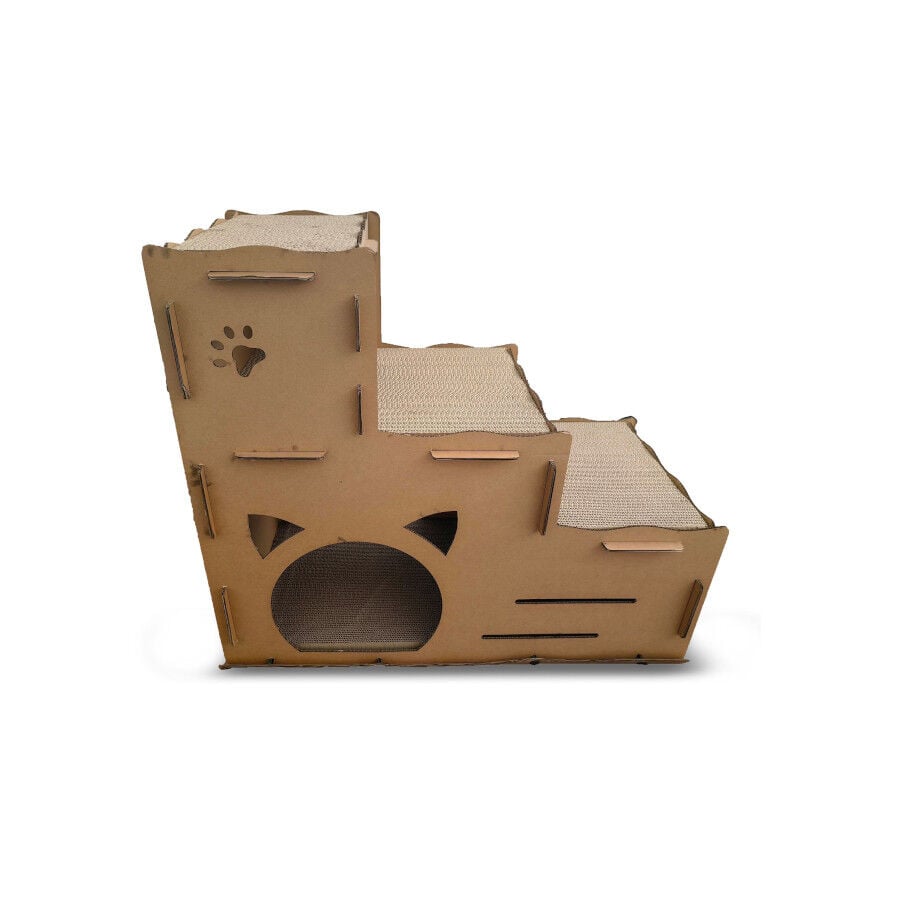 Catshion Escalera Grande Rascador de Cartón para gatos