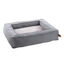 Flamingo Carlota Rectángulo Gris con Cremallera Cama para perros, , large indicador imagen numero 1