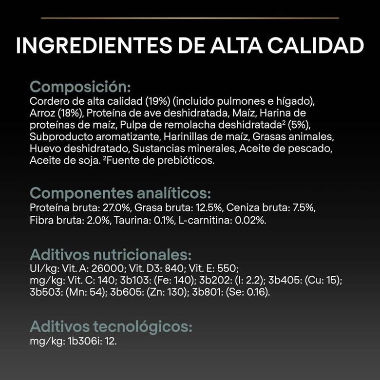 Pro Plan Adult Large Robust Digestión Cordero pienso para perros thumbnail