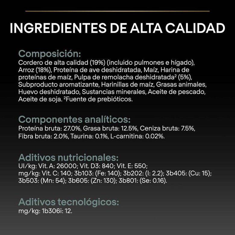 14 kg Pro Plan Adult Large Robust Digestión Cordero pienso para perros,  Imagen numero 4 14 kg Pro Plan Adult Large Robust Digestión Cordero pienso para perros, , large Imagen numero 4