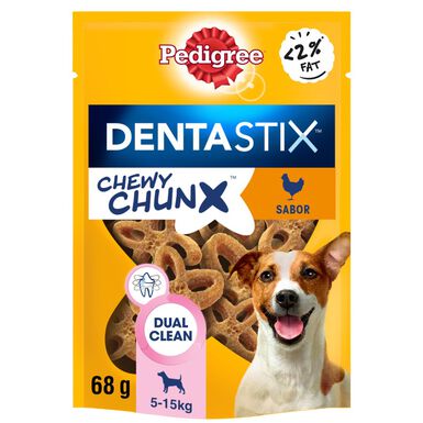 Pedigree Dentastix Chewy Chunx Snacks Dentales Pollo para Perros Pequeños