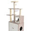 Leeby Luna árbol rascador con mueble para gatos, , large indicador imagen numero 6