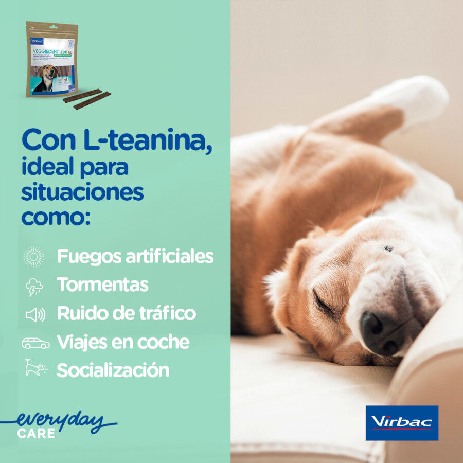 15 barritas Virbac L&aacute;minas Veggiedent Zen XS para perros, , large Imagen numero 6