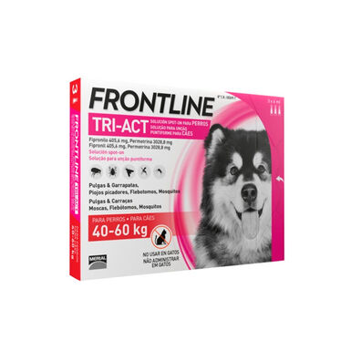 Frontline Tri-Act Pipetas Antiparasitarias para perros 40 - 60 kg