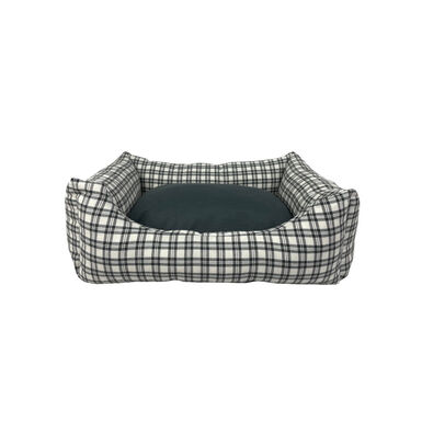 Dogzzz Basic Tartan Cama Azul a cuadros para perros