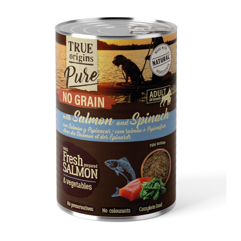True Origins Pure Salmón lata para Perros thumbnail