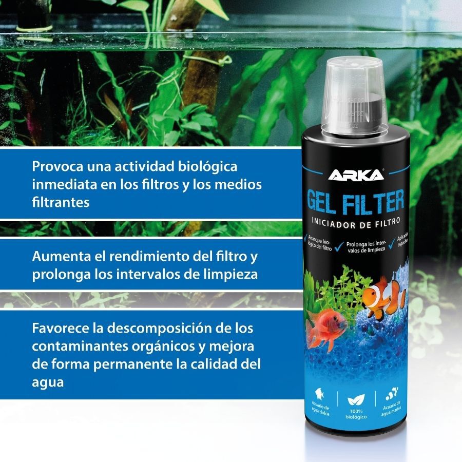 Arka Gel Filter Iniciador de Filtro para acuarios, , large Imagen numero 2