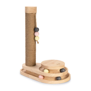 Designed by Lotte Inez Madera Poste rascador para gatos