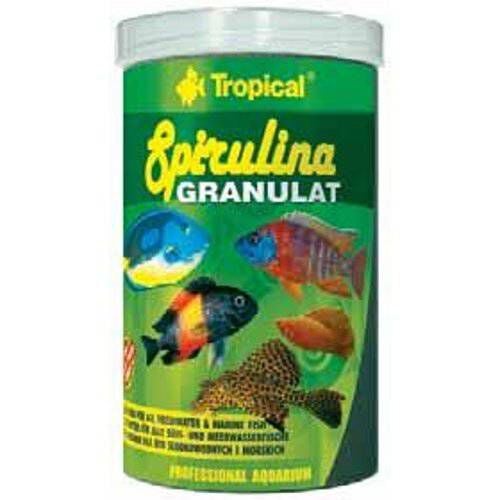 Tropical alimento granulado spirulina para peces Imagen numero 1